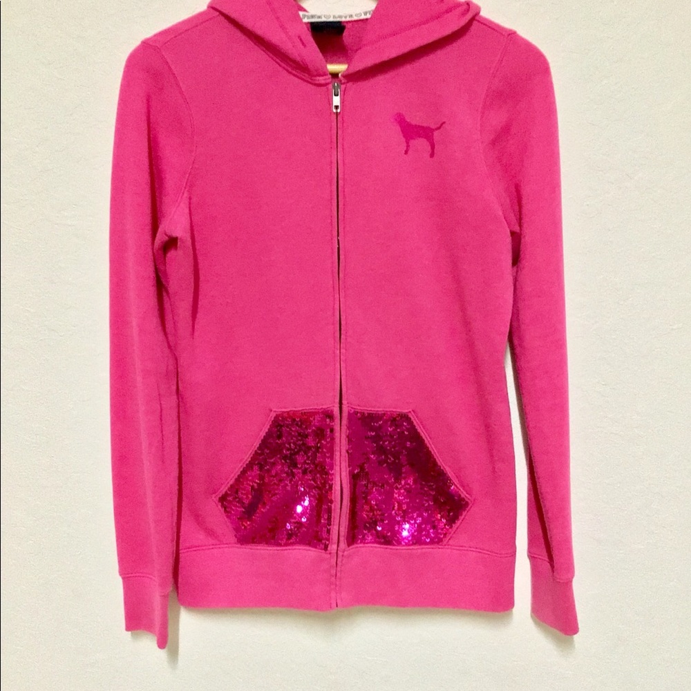Pink Victoria's Secret Pink Hoodie With Se…